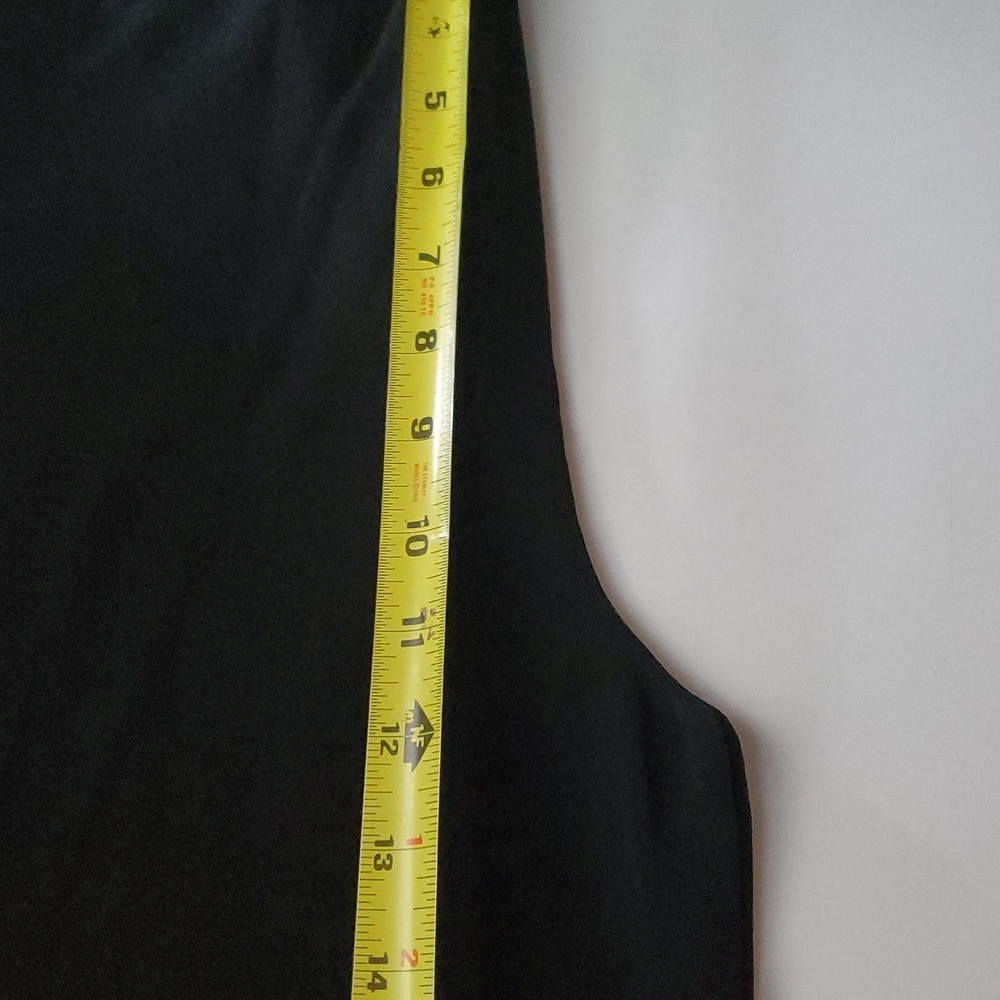 D. Exterior Black Wideleg Highwaisted Pull On Pants Size Extra Large Thin Knit - Picture 11 of 12